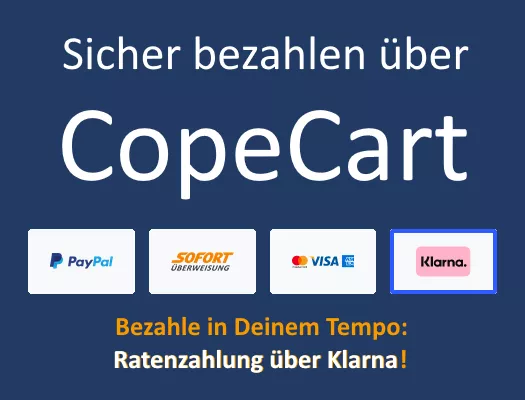 Sicher bezahlen mit CopeCart Sicher bezahlen mit CopeCart