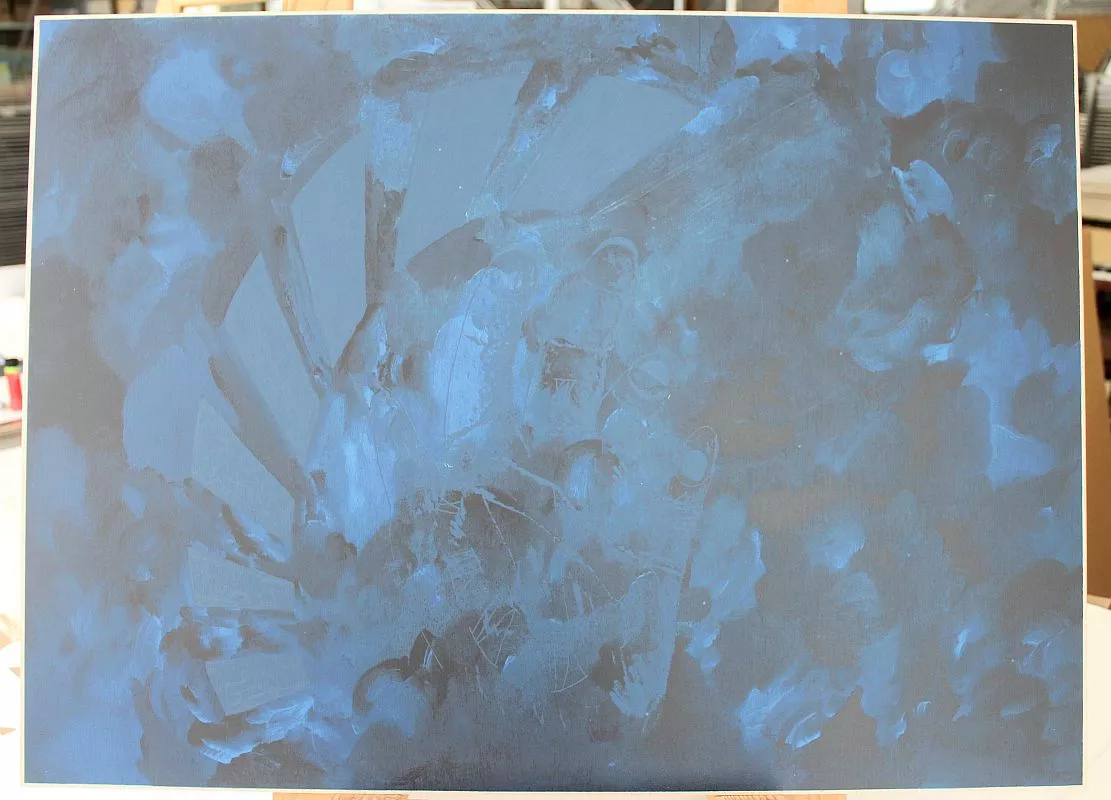 Replik "Die Zeit in DEINER Hand"... Hintergrund nach der vierten Woche, in der blau gedruckt wurde Replik "Die Zeit in DEINER Hand"... Hintergrund nach der vierten Woche, in der blau gedruckt wurde