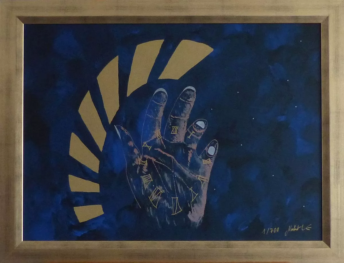 Kunst Replik "Die Zeit in DEINER Hand" Kunst Replik "Die Zeit in DEINER Hand"