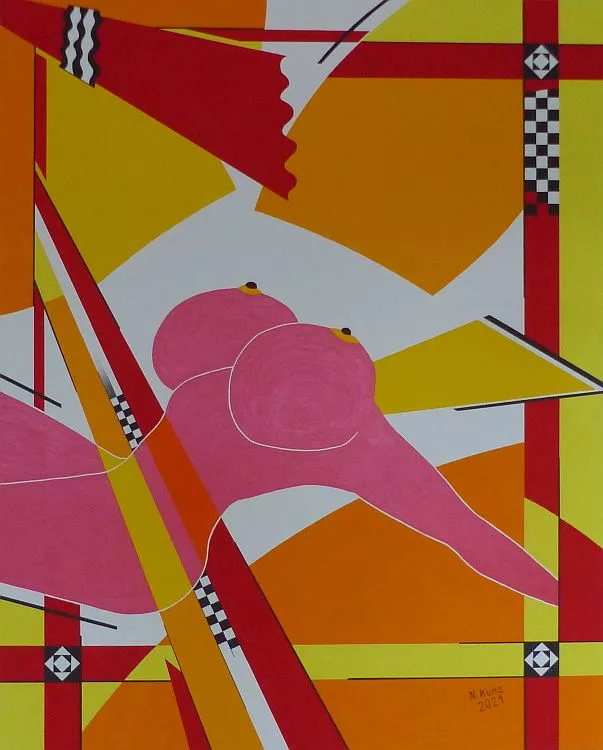 Gemälde "Spotlight" von Norbert Kunz