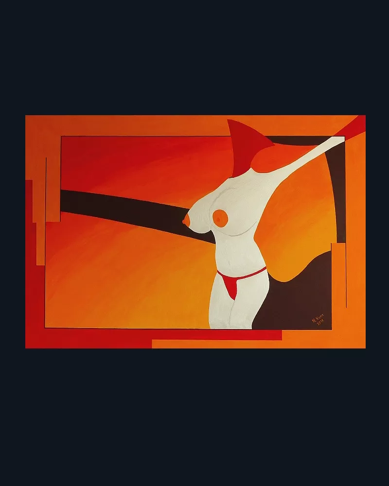 Original-Gemälde "Lisa" von Norbert Kunz