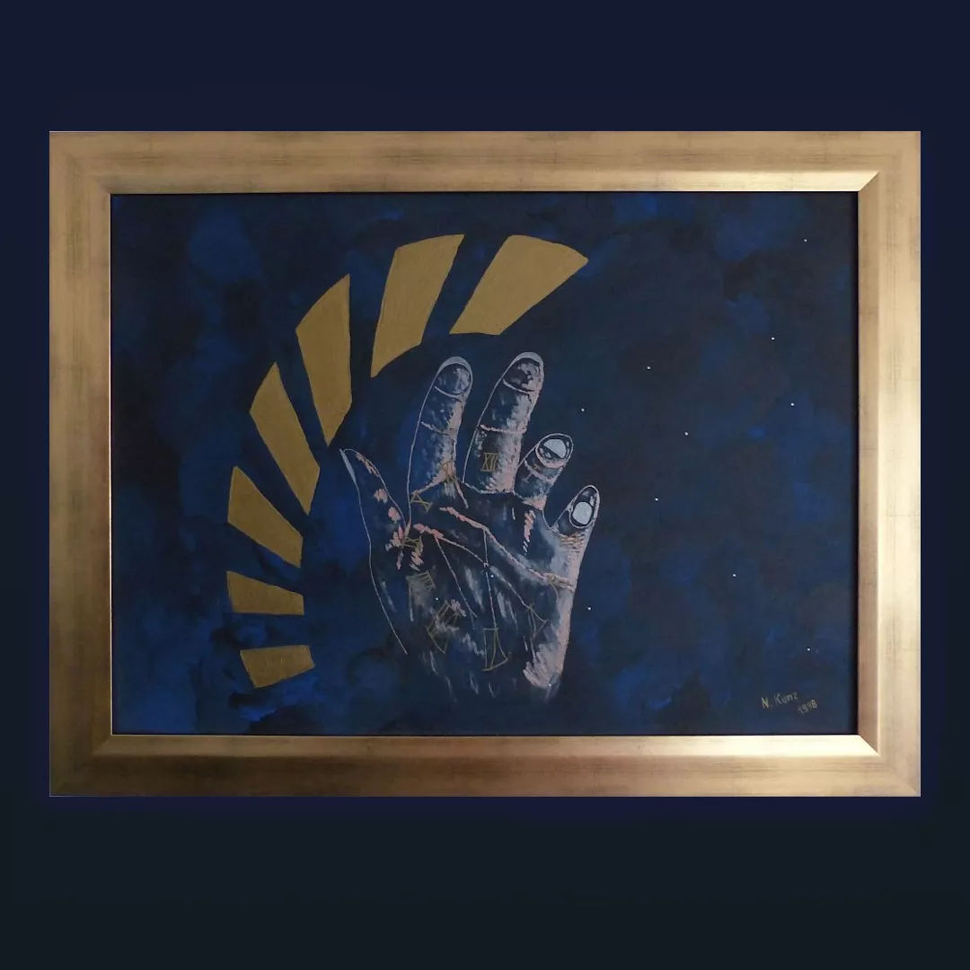 Gemälde "Die Zeit in DEINER Hand"